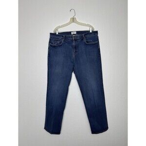 Tecovas Men's Premium Standard Dark Blue Straight Jeans 42X32 Texas Made in USA